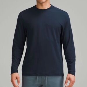 Lululemon Mens Metal Vent Tech Long Sleeve Navy Blue Shirt XXL Tee‎ Performance